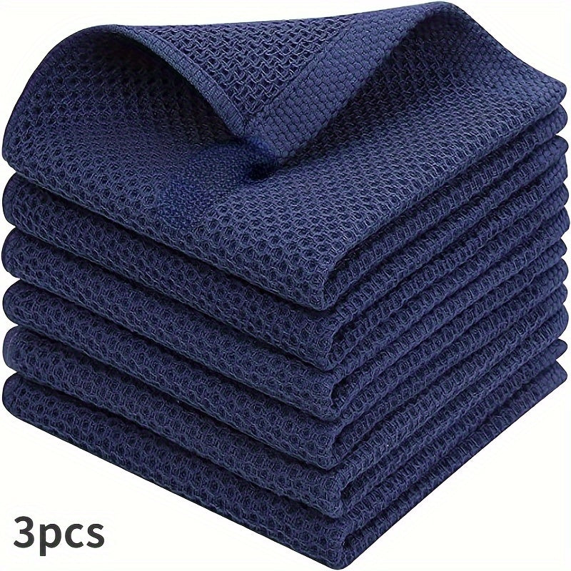 Toalla de cocina cuadrada con gancho, absorbente y resistente a la decoloración