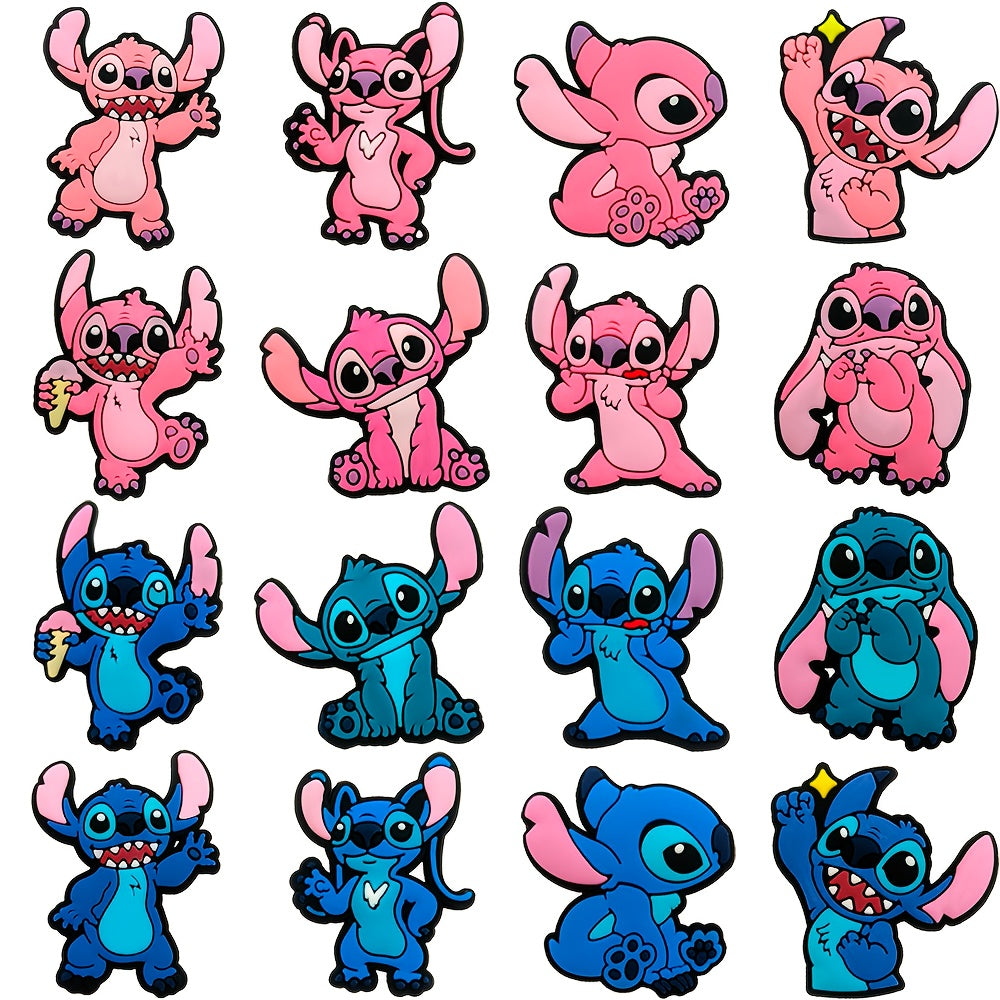 16Pcs Shoe Charms for PVC Decorations Fit for Bubble Slides Sandals Diy Accessory