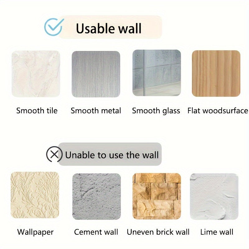 1/3 Transparent Suspended Wall Organizer for Hair Accessories and Glasses Storage