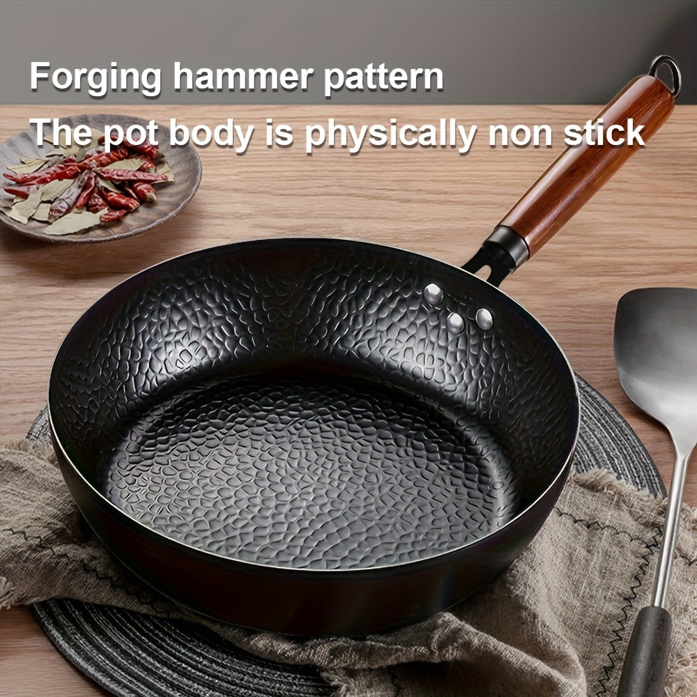 Multi-functional non-stick iron skillet for all stovetops easy to clean