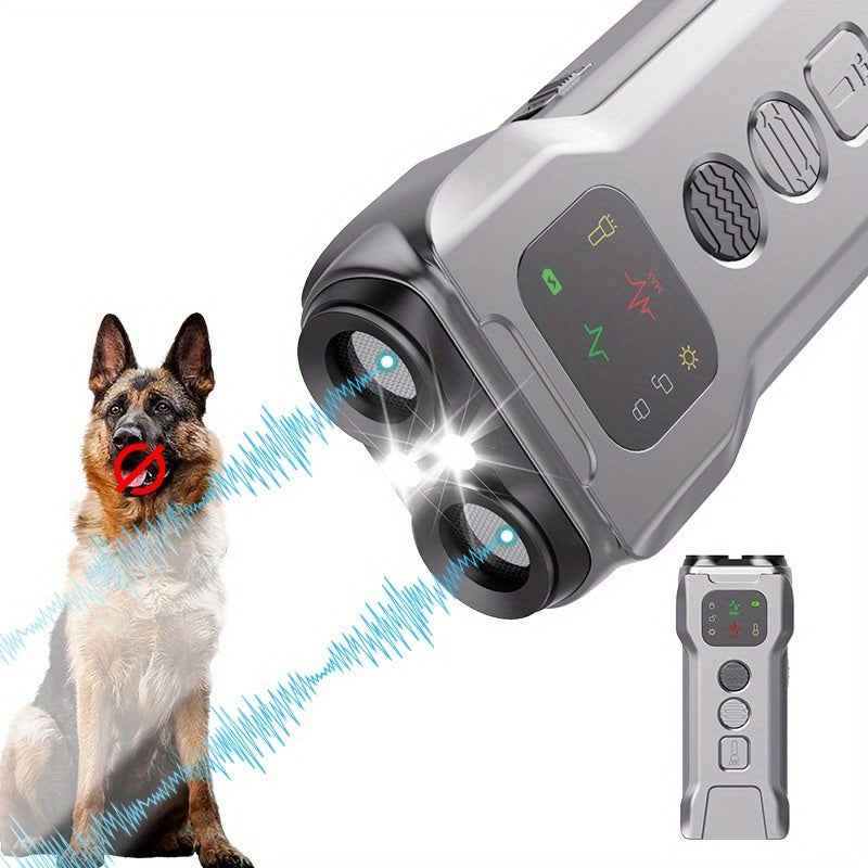Dog Training Device with Bark Stopper and Screen Lighting