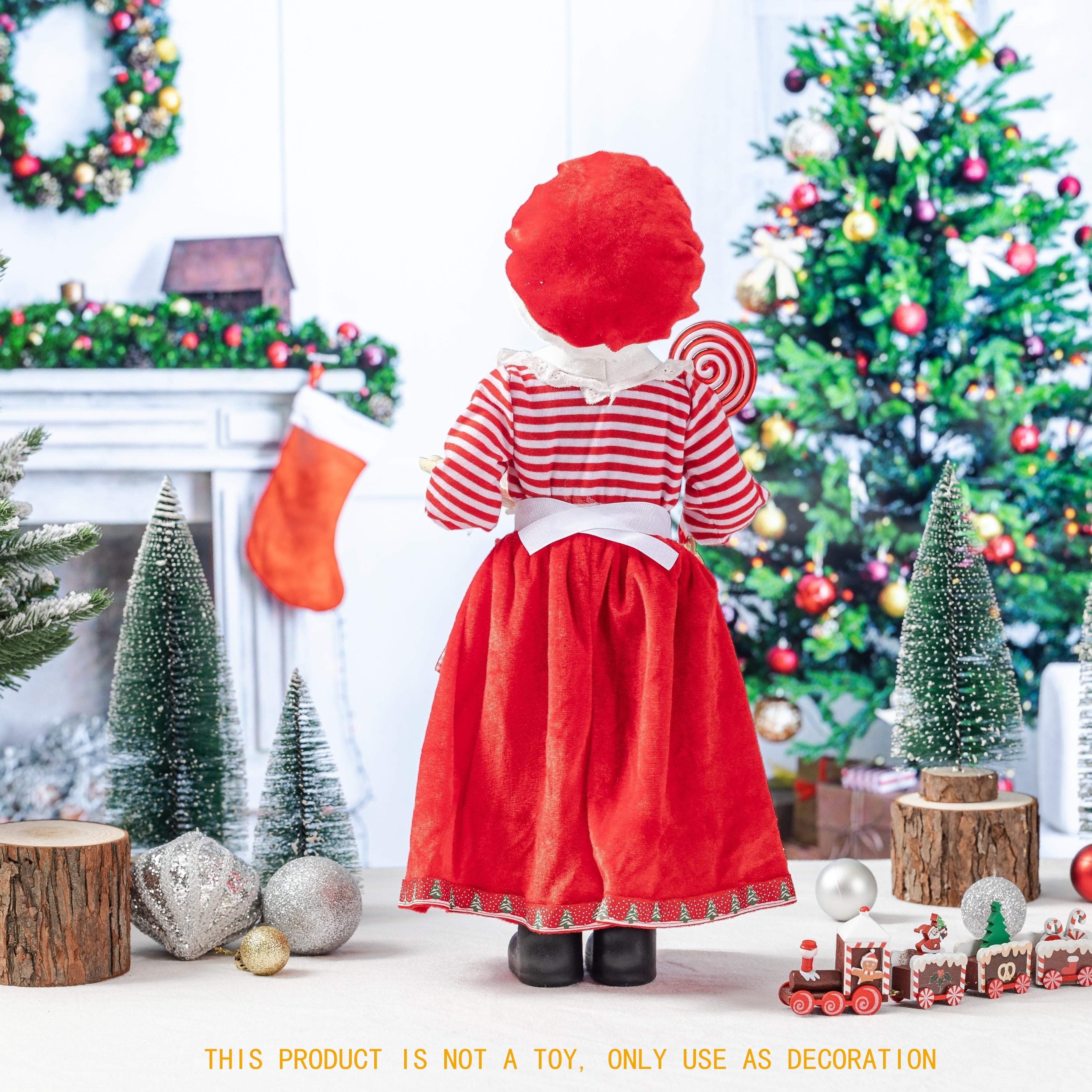 Candy Kitchen Mrs Claus Christmas Figurine Multi-Color Ornament Gift