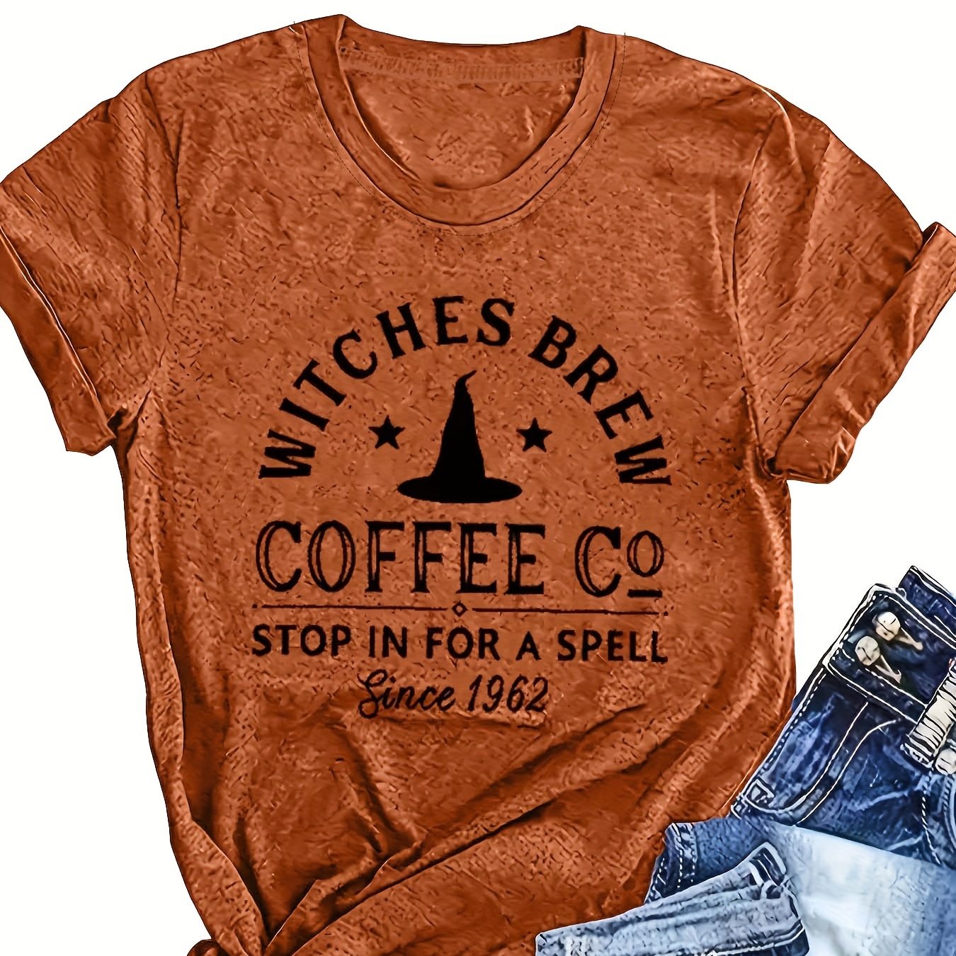 Plus o'lcham ayollar uchun harf bosma crew neck T-shirt casual qisqa ko'ylak