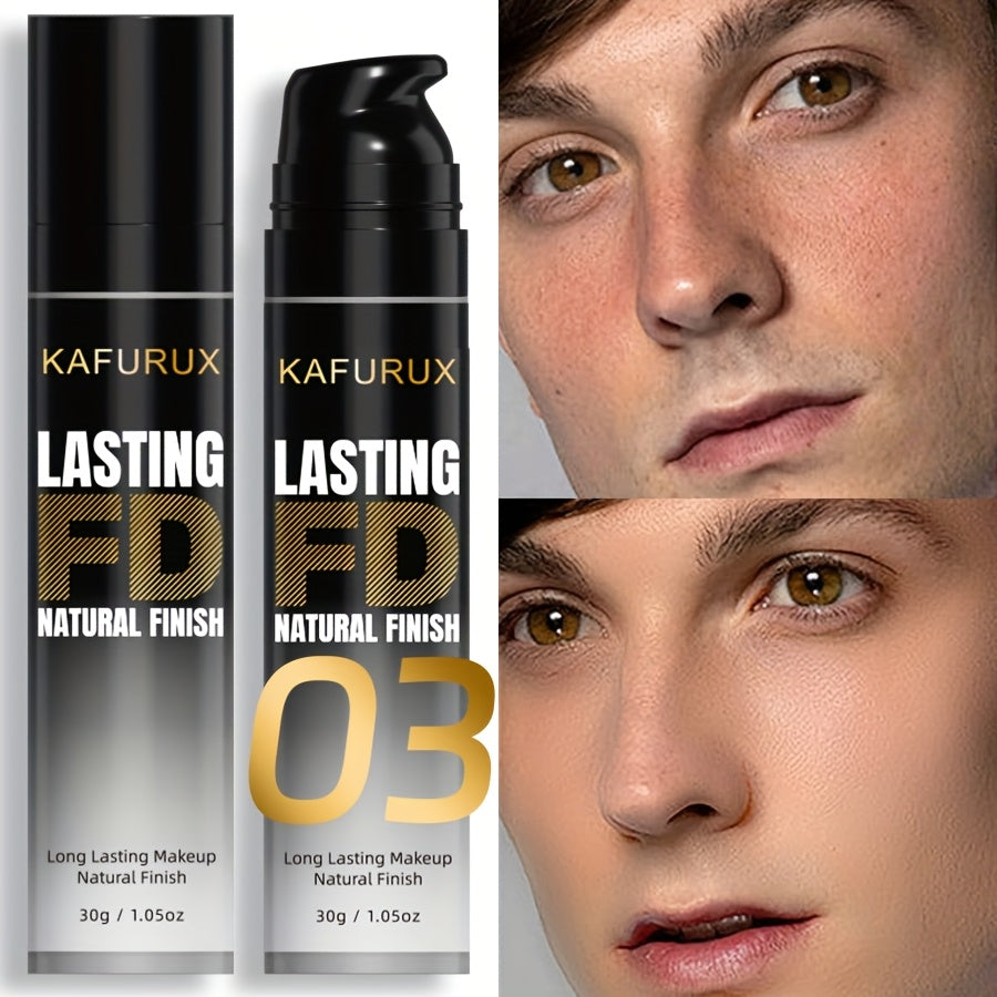 Men's Full Coverage Concealer Waterproof Liquid Foundation for All Skin Tones