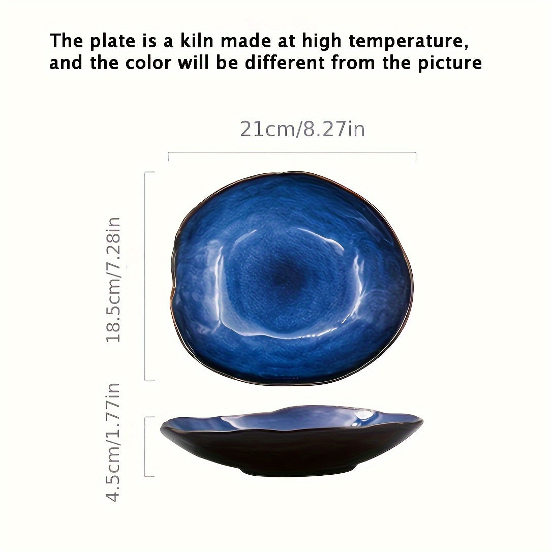 Irregular Ceramic Tableware for Hotels and Restaurants for Sushi and Steak Serving