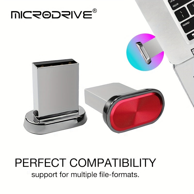 High-Speed Metal USB 2.0 Flash Drive 8GB 16GB 32GB 64GB 128GB Portable Pen Drive