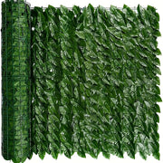 Artificial Ivy Fence 2 Rolls 3m Outdoor Garden Privacy Wall Wall-Mounted No Power