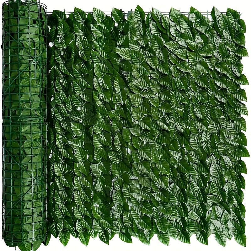 Artificial Ivy Fence 2 Rolls 3m Outdoor Garden Privacy Wall Wall-Mounted No Power