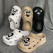 Women's Non-Slip EVA Platform Clogs Slip-On Indoor Outdoor House Shoes