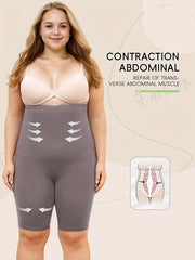 Women's High-Waisted Workout Shorts Tummy Control Hips Lift Toning