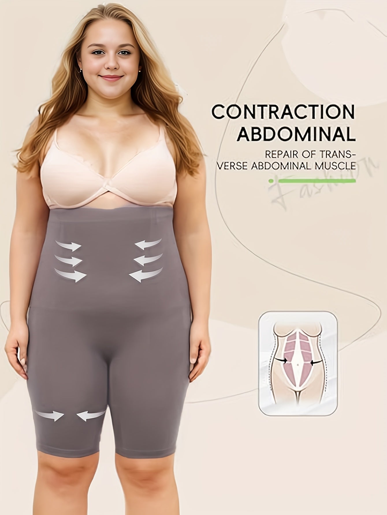 Women's High-Waisted Workout Shorts Tummy Control Hips Lift Toning