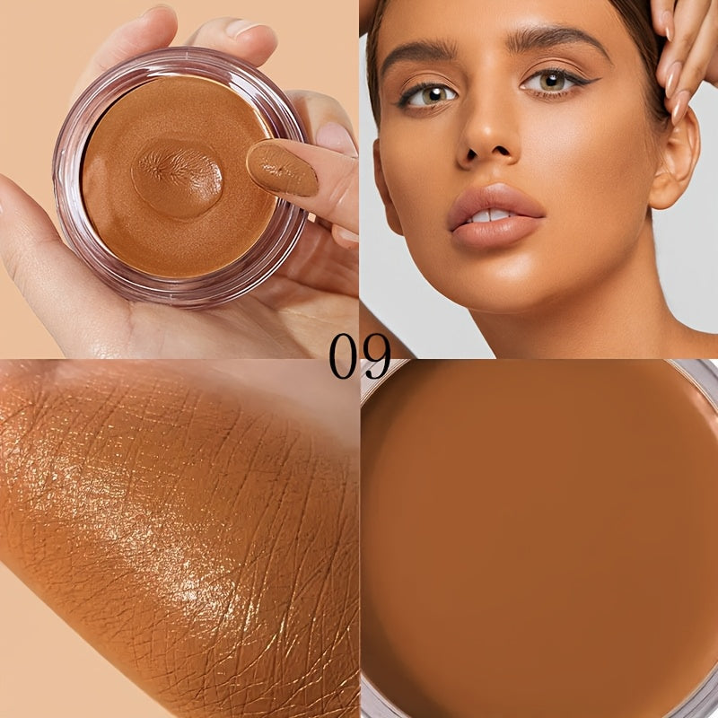 Crema de base para todas las tonalidades de piel de mujer, cobertura total, acabado mate
