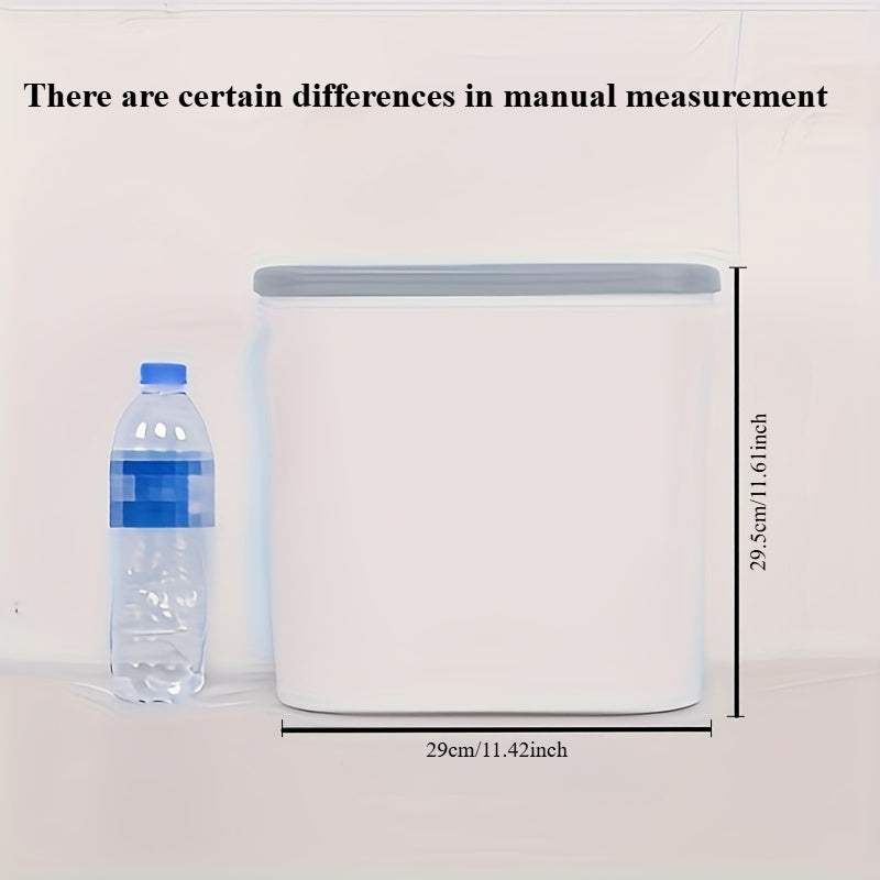 Katta 10L Plastik Uyda Qoldiq Savati, Hidi Yo'q Qopqoq bilan, Hammom, Tualet, Oshxona, Yashash Xonasi uchun - Quvvatli Dizayn va Yuqori Hajmga ega Ko'p Maqsadli Qoldiq Savati