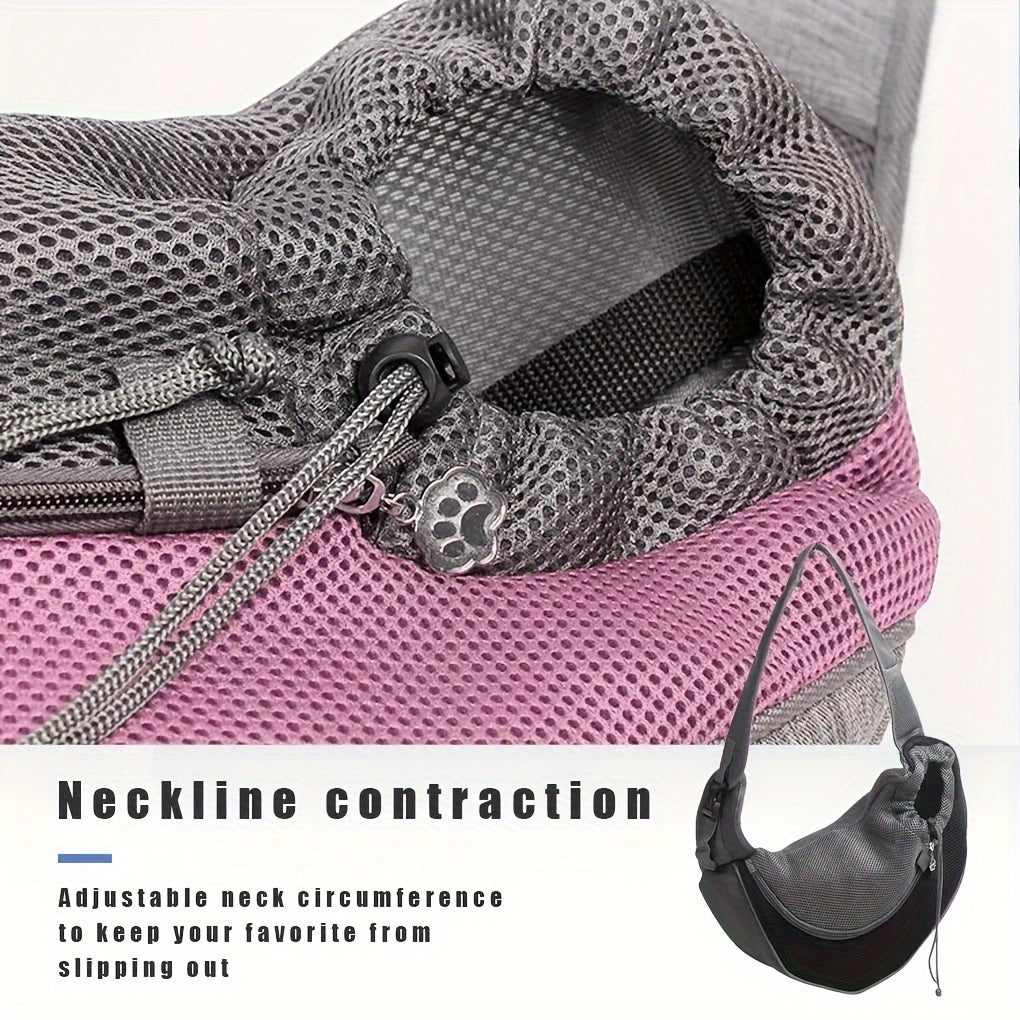 Pet Carrier Bag for Small and Medium Dogs and Cats Breathable Mesh Shoulder Sling Travel Carrier