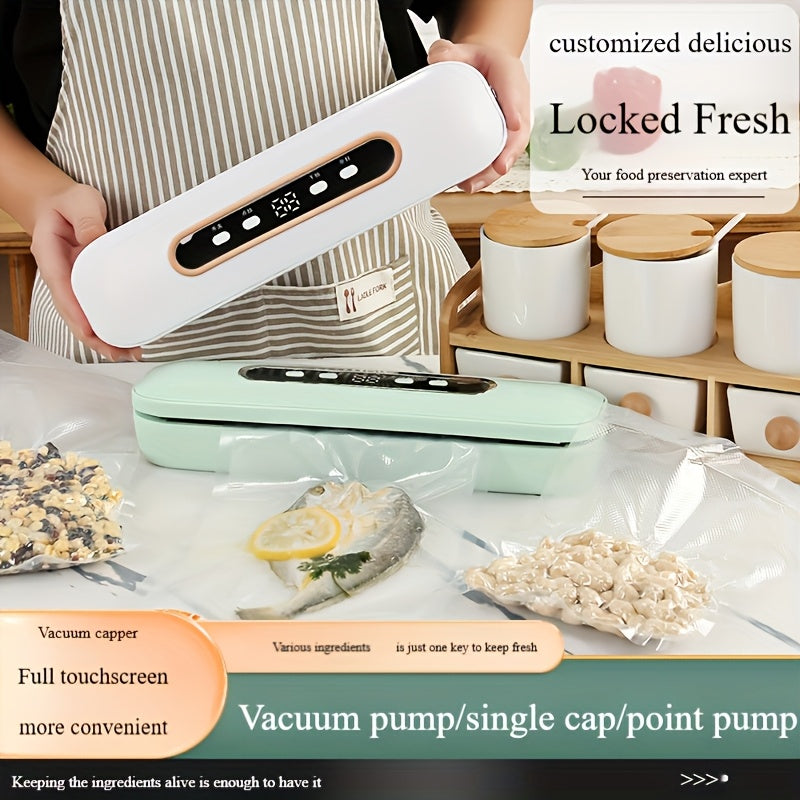 Портативный автоматический вакуумный упаковщик для хранения продуктов и закусок