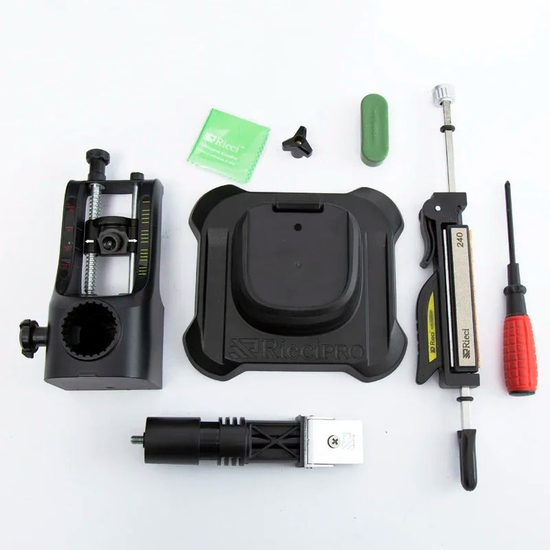 Afilador de cuchillos Pro III para chefs sistema profesional de cocina 4 piedras de afilar