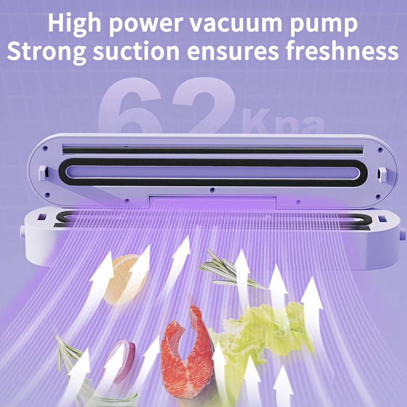 Wireless Vacuum Sealer with High Capacity Battery Power Pump for Food Preservation