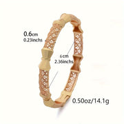 Bridal Bracelet African Nigerian Wedding Jewelry Open Cuff for Women