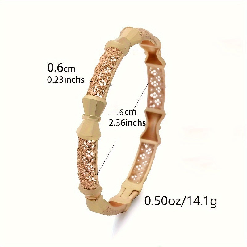 Bridal Bracelet African Nigerian Wedding Jewelry Open Cuff for Women