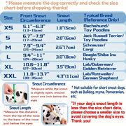 Reflective Nylon Dog Muzzle for Small Medium Large Dogs Blue Black Adjustable