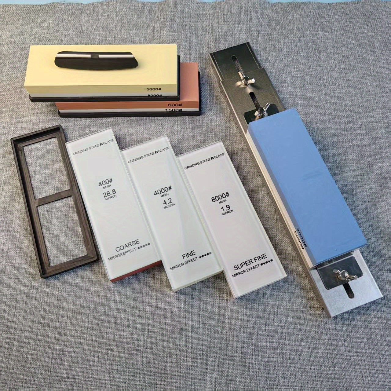 Adjustable Sink Bridge for Honing Kitchen Sharpening Accessories Oilstone Glass Oilstone