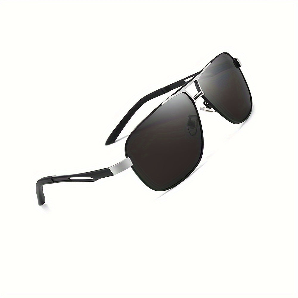 Unisex Metal Frame Polarized Fashion Sunglasses for Outdoor Sports and Travel