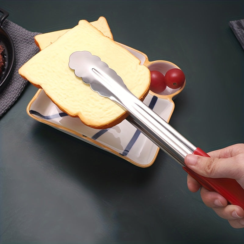 Stainless Steel Kitchen Tongs for BBQ and Serving Non-Slip Multi-Functional
