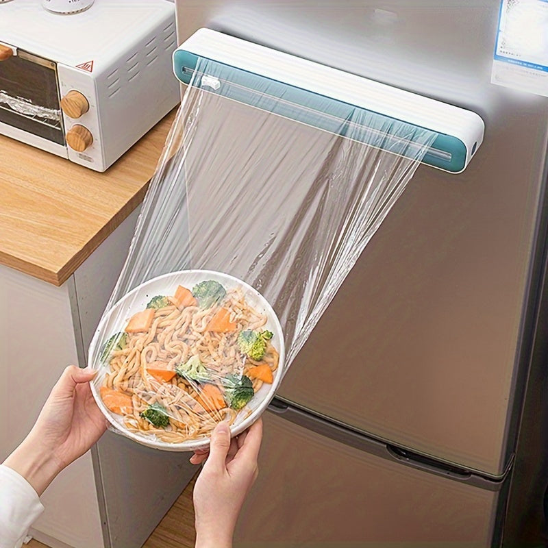 Plastik Film Kesuvchi, Yangilangan Film uchun Magnit Dispenser, Muzlatgichga Mos Umumiy Kesish Qutisi, Plastik Qadoqlash uchun Qayta To'ldiriladigan Dispenser va Kesuvchi, Temir Qog'ozni Kesish va Boshqalar uchun Oshxona Asosiy Mahsuloti