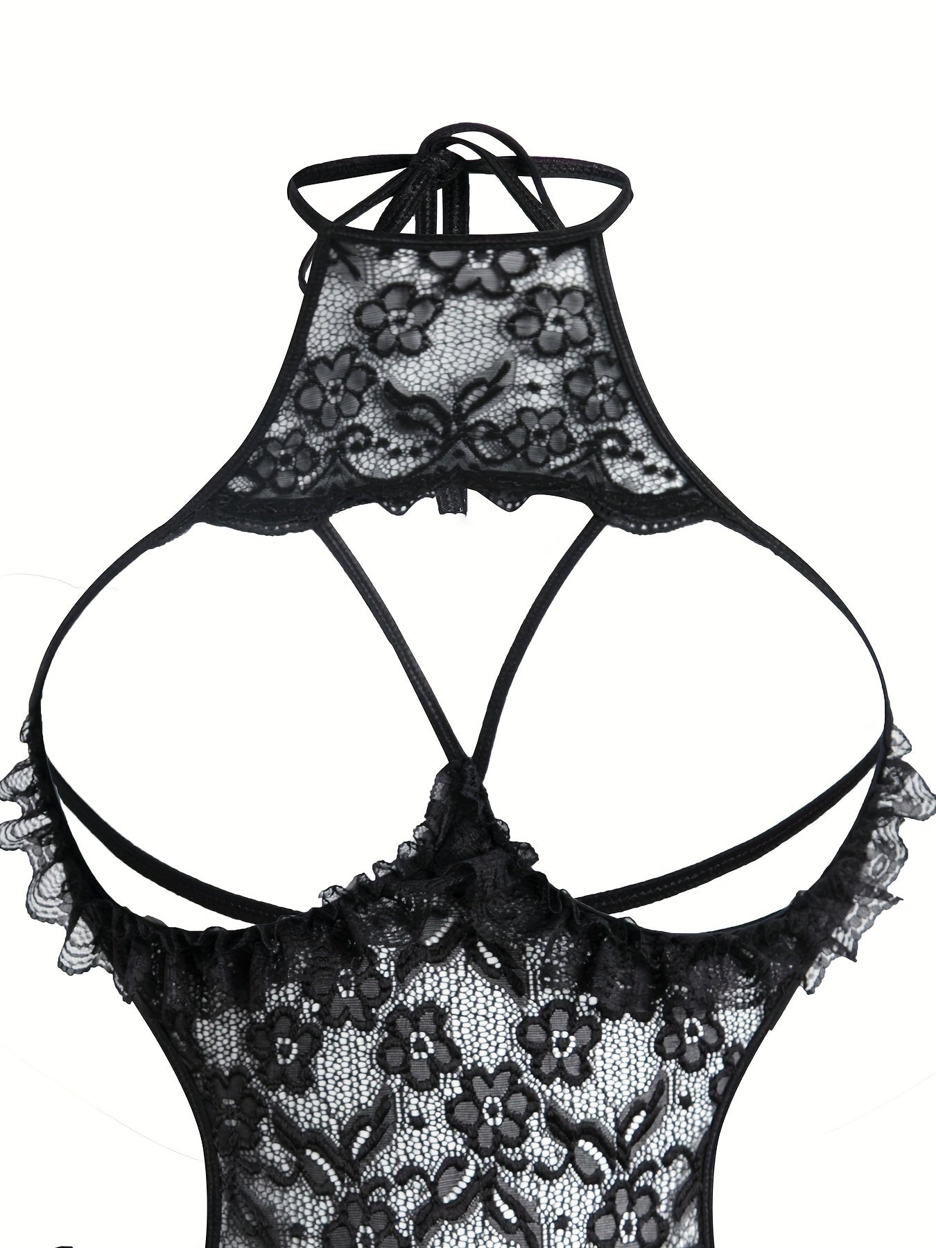 Mono de cuerpo de algodón para mujer de talla grande con ajuste sexy