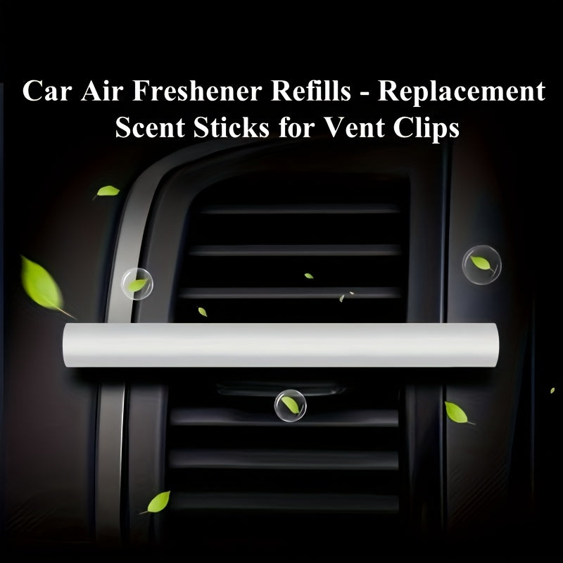 Запасные пакеты для освежителя воздуха в автомобильных вентиляционных отверстиях, твердый аромат, паста, палочки с ароматом, цвета