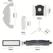 25pcs Vacuum Cleaner Replacement Parts for D10 Plus Gen 2 Includes Brushes Filters Mop Pads
