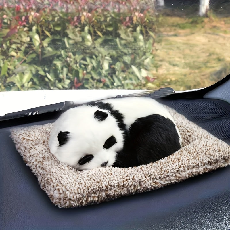 Decoración interior de coche Panda con carbón activado y bolsa de carbón de bambú