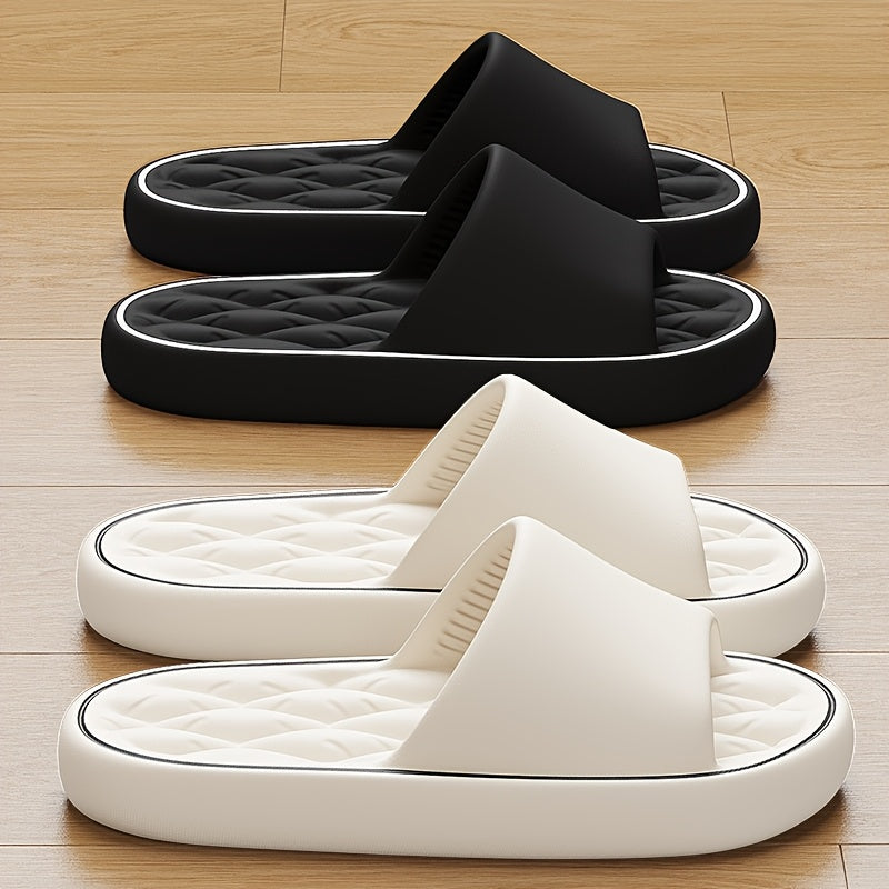 Unisex EVA Slides Open-Toe Breathable Casual Slippers Lightweight Non-Slip Indoor All-Season