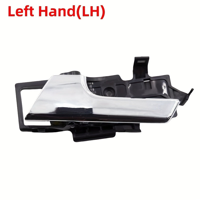 Front Door Handle Black ABS Chrome Finish for Sedan Vehicle Replacement