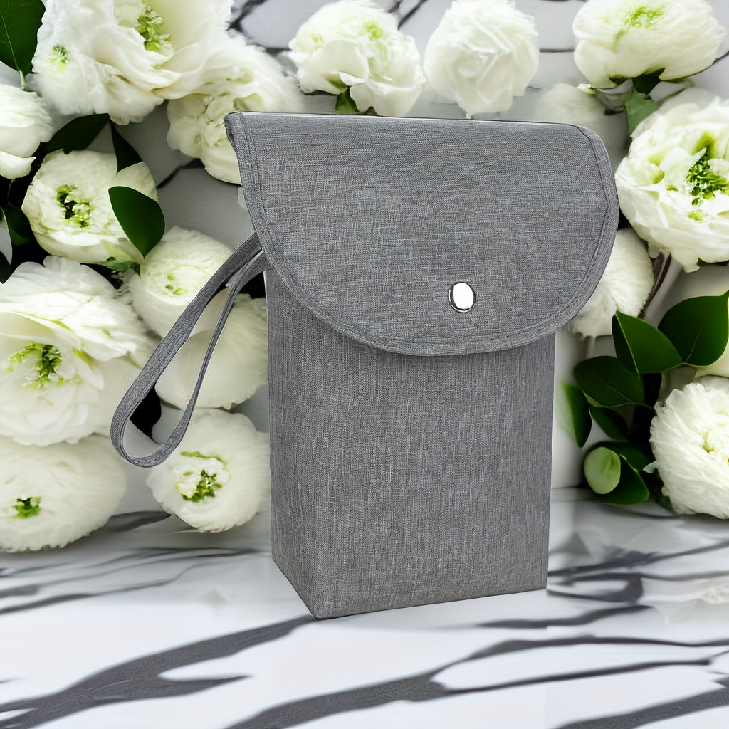 Kids Diaper Bag with Multiple Pockets and Cute Prints Durable Polyester Portable Organizer