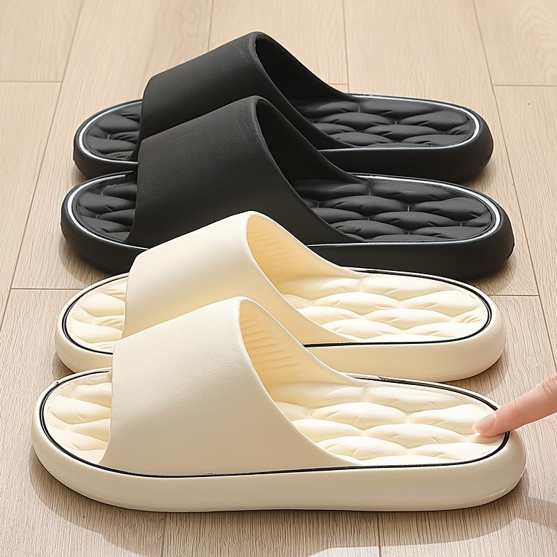 Black EVA Slides Non-Slip Indoor Outdoor Casual Beach Comfortable