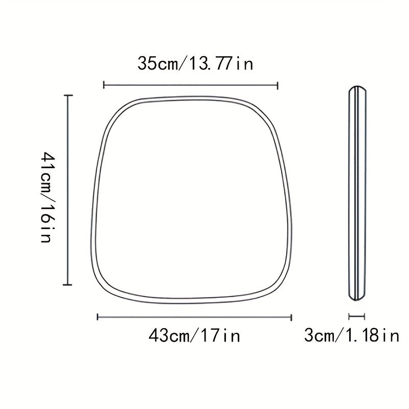 Rang-barang chiziqli stul yostiqchasi, anti-slid ko'pikli yostiq bilan, yuviladigan linen qoplamasi bilan, oshxona yoki uy uchun
