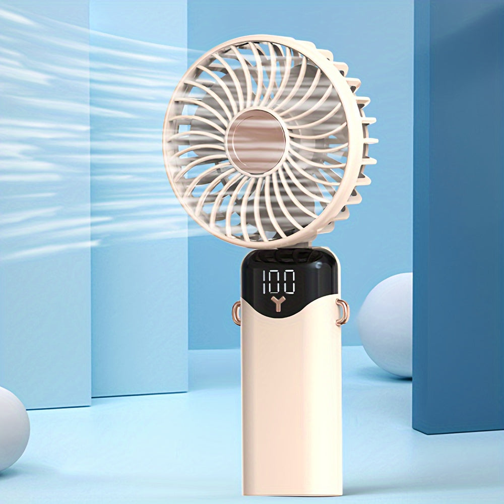 Portable Handheld USB Fan Personal Air Cooler for Travel Office Outdoor