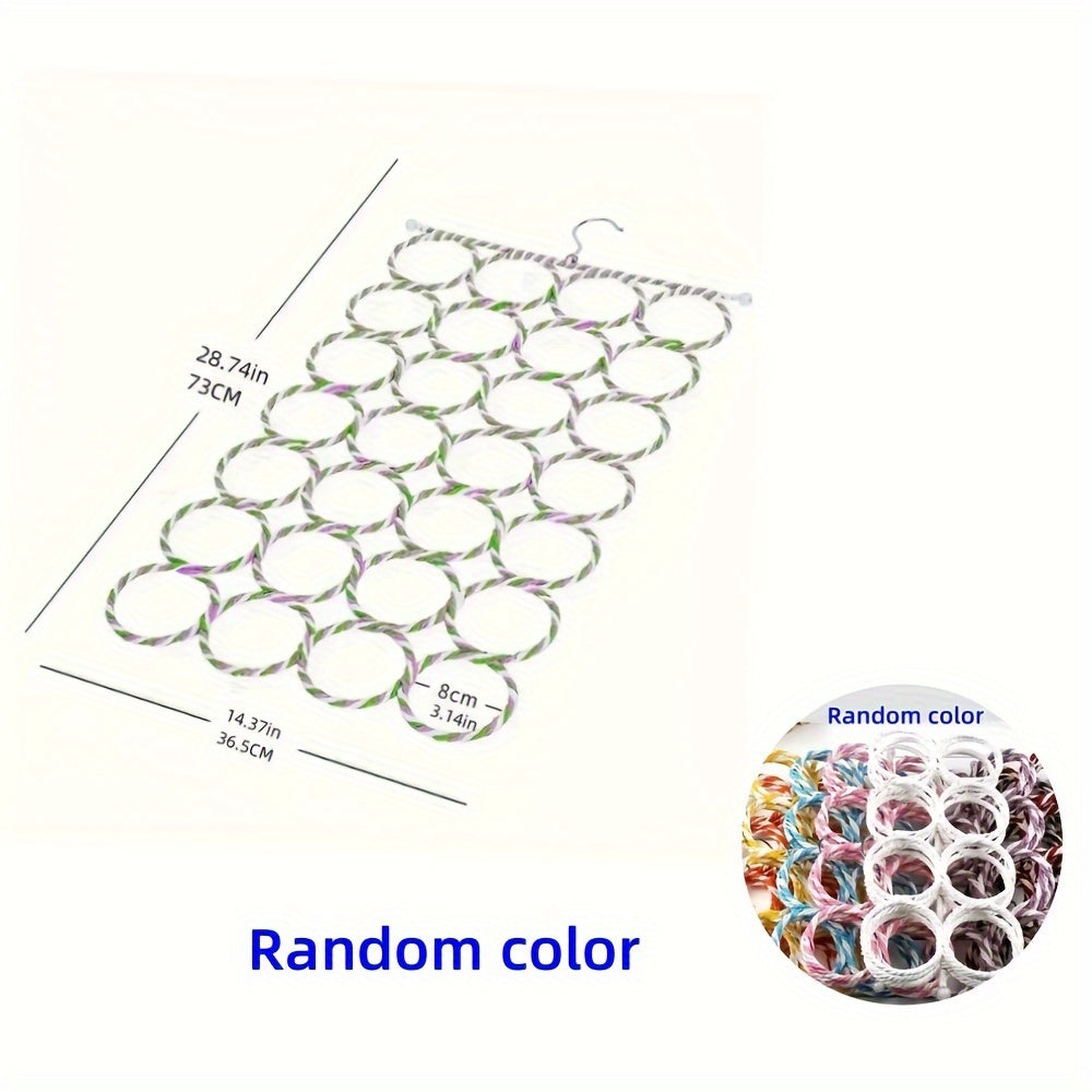 Plastik sharf tashkilotchisi tutqichlari 12 ta halqali shkaf saqlash uchun