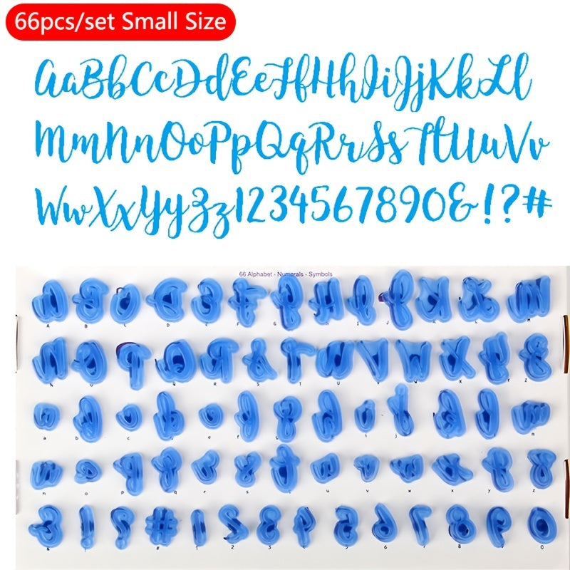 Mold Set for Fondant Printing, Cookie Baking, Cake Decoration Upper Lower Case Letters