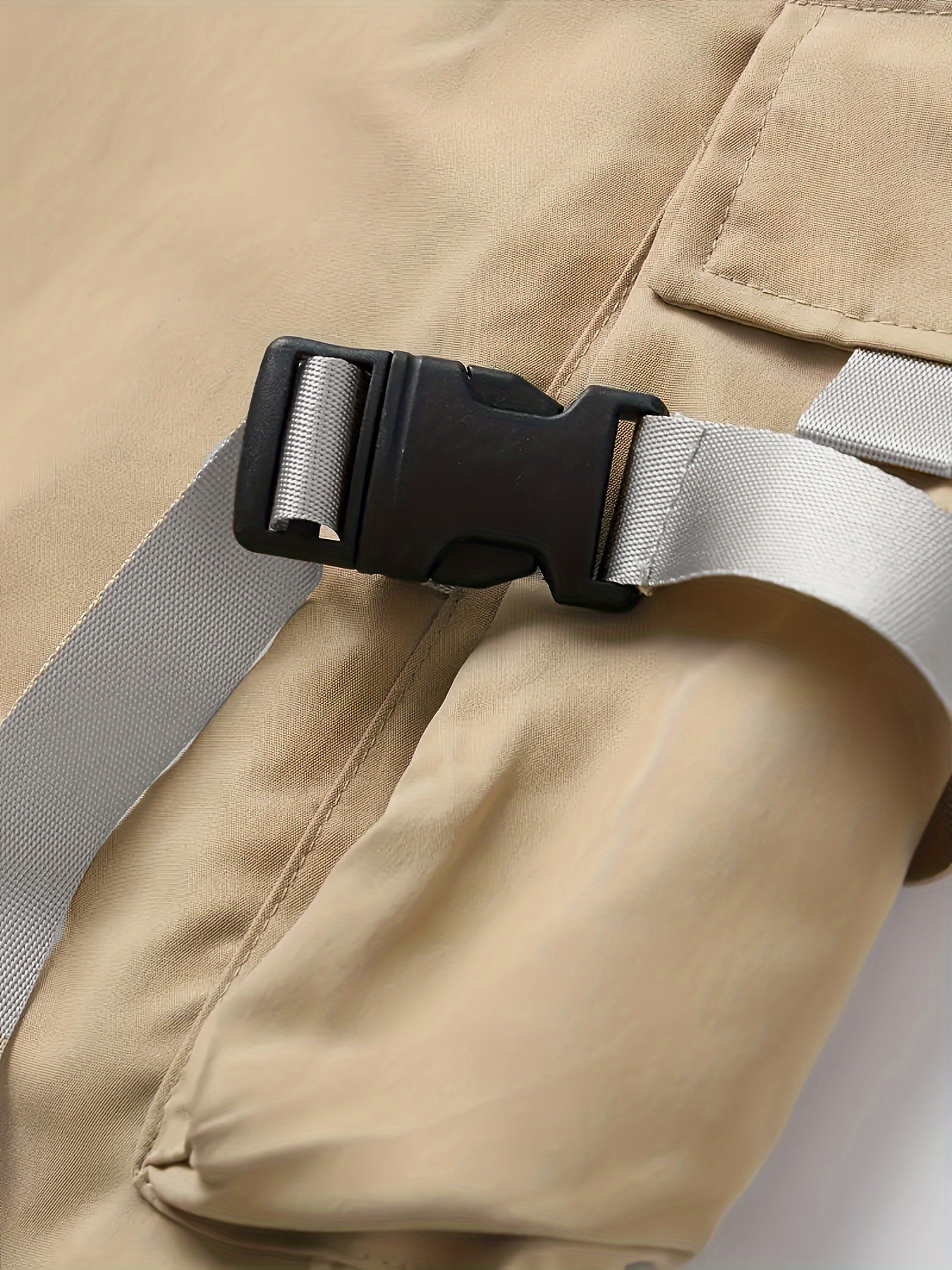 Plus Size Cargo Pants for Men Street Style Joggers Big and Tall All-Season Polyester