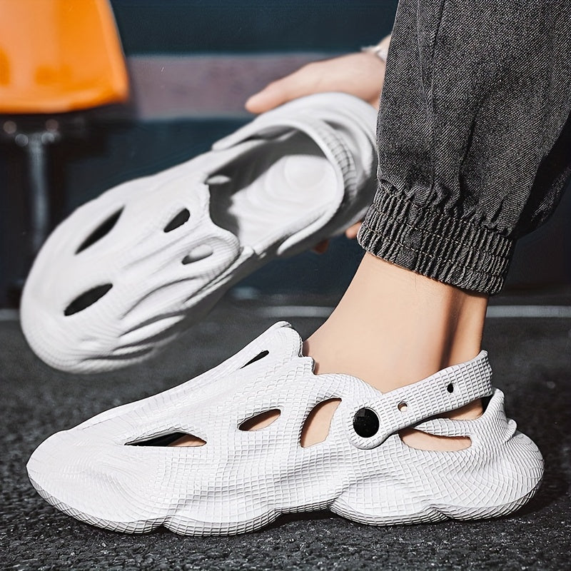 Men's EVA Lightweight Hollow Out Non-Slip Clogs for Summer Garden Wear