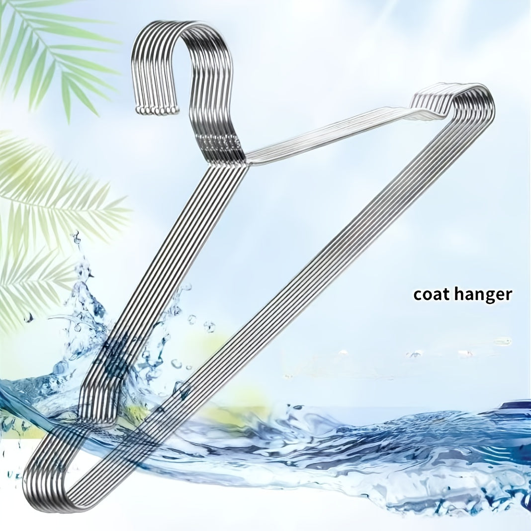 Percha de ropa de acero inoxidable antideslizante y duradera para secar ropa en el balcón