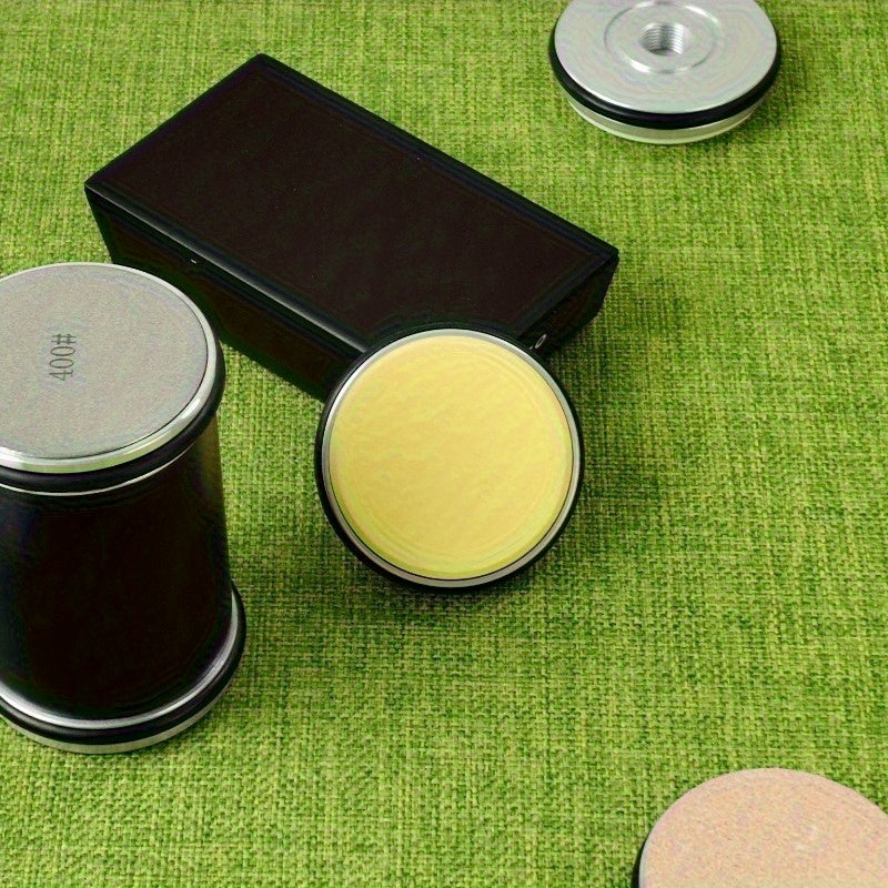 Комплект точильных роликов с двумя точками для заточки роликов с прямым краем, для кемпинга на открытом воздухе, промышленный алмазный нож