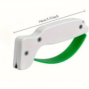 2-Piece Portable Knife Sharpener for Outdoor Kitchen and Garden Use