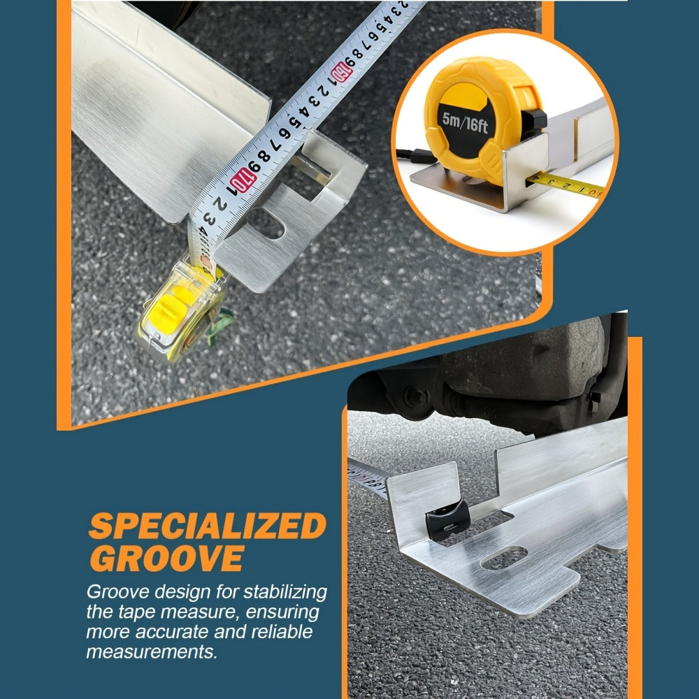 Универсальный набор инструментов для ремонта и регулировки колес из нержавеющей стали, черный и серебристый