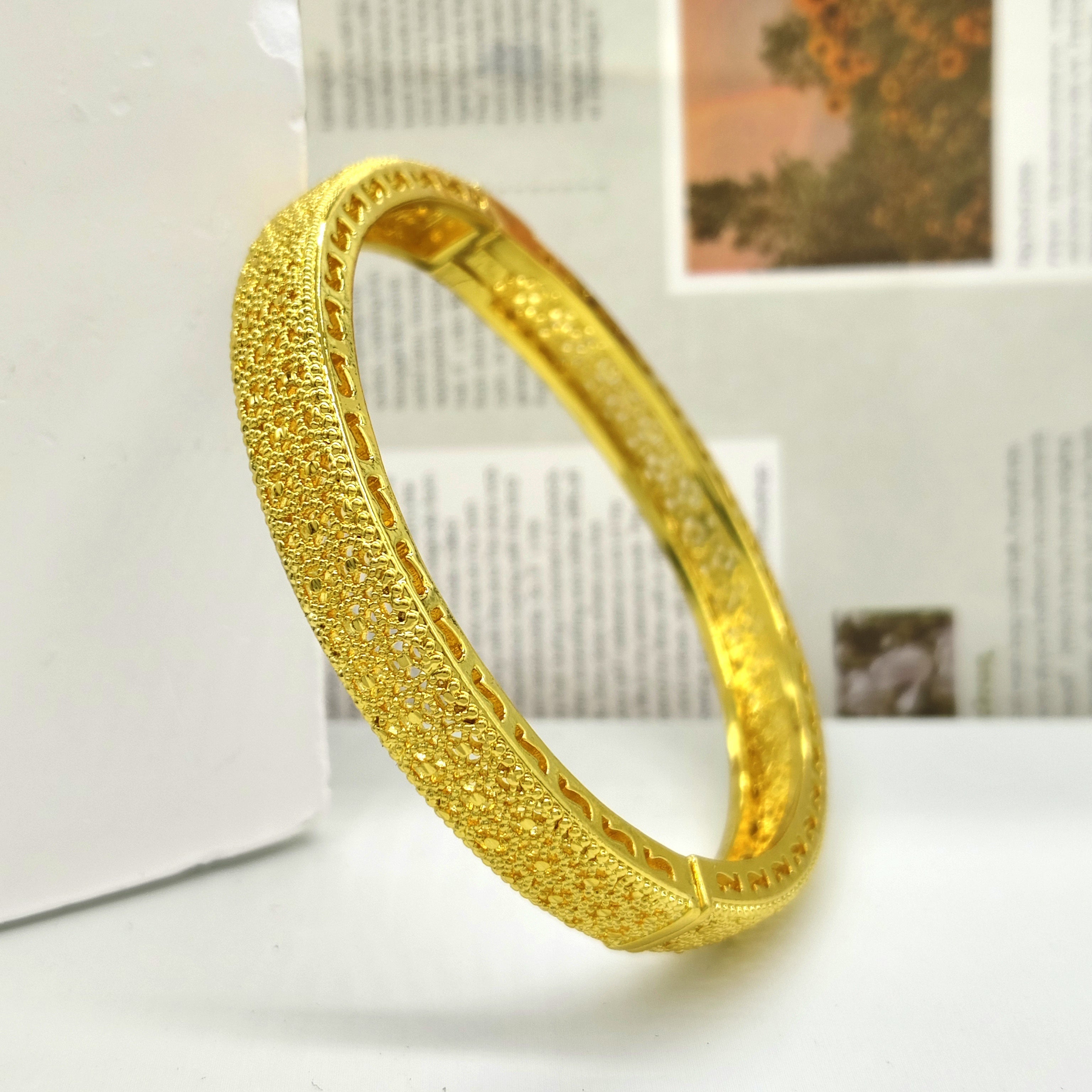 Women’s Copper Bracelet Tribal Style Bangle for Everyday Wear