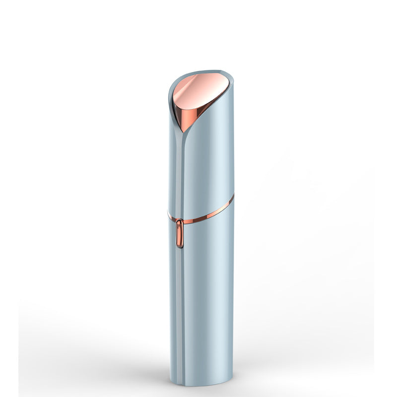 Women's Rose Gold Facial Hair Trimmer Rechargeable with USB Charging