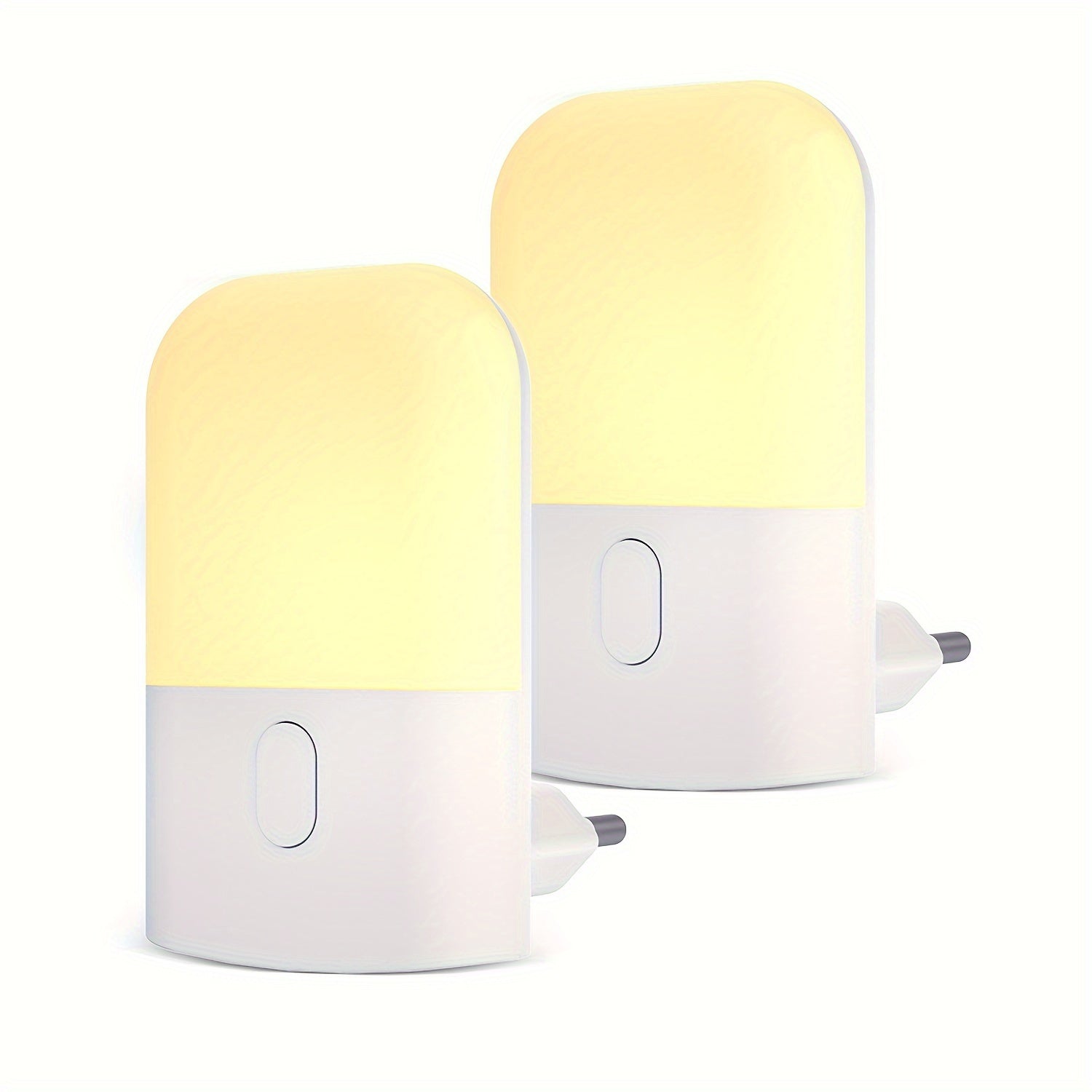 Adjustable Brightness LED Night Light for Bedroom Bathroom Kitchen Corridor Stairs Warm White 1 or 2 Pack