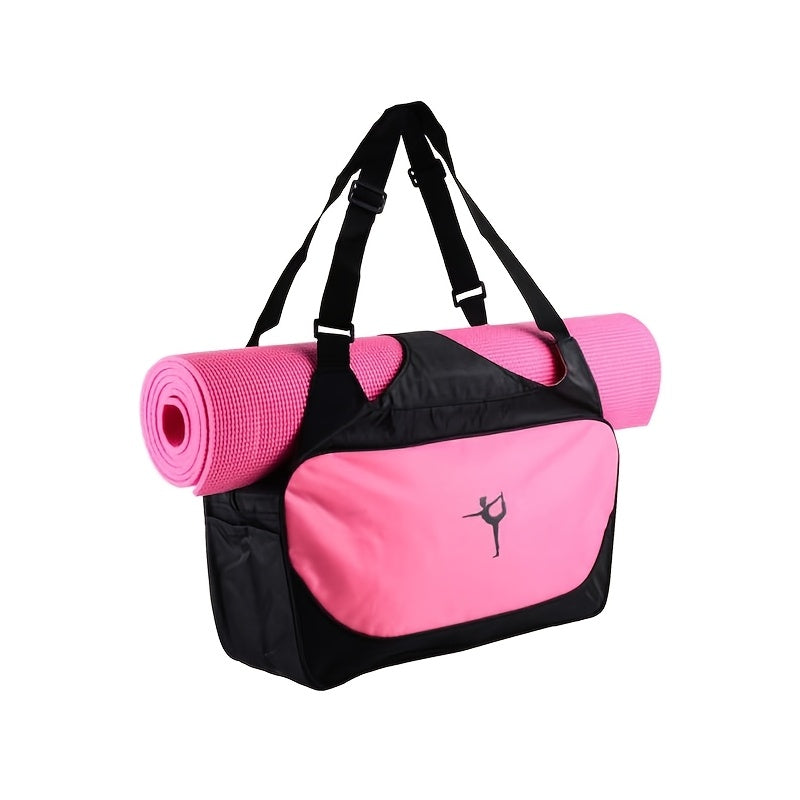 Bolsa de deporte de nylon grande capacidad, ligera, para gimnasio, yoga, fitness, danza y gimnasia
